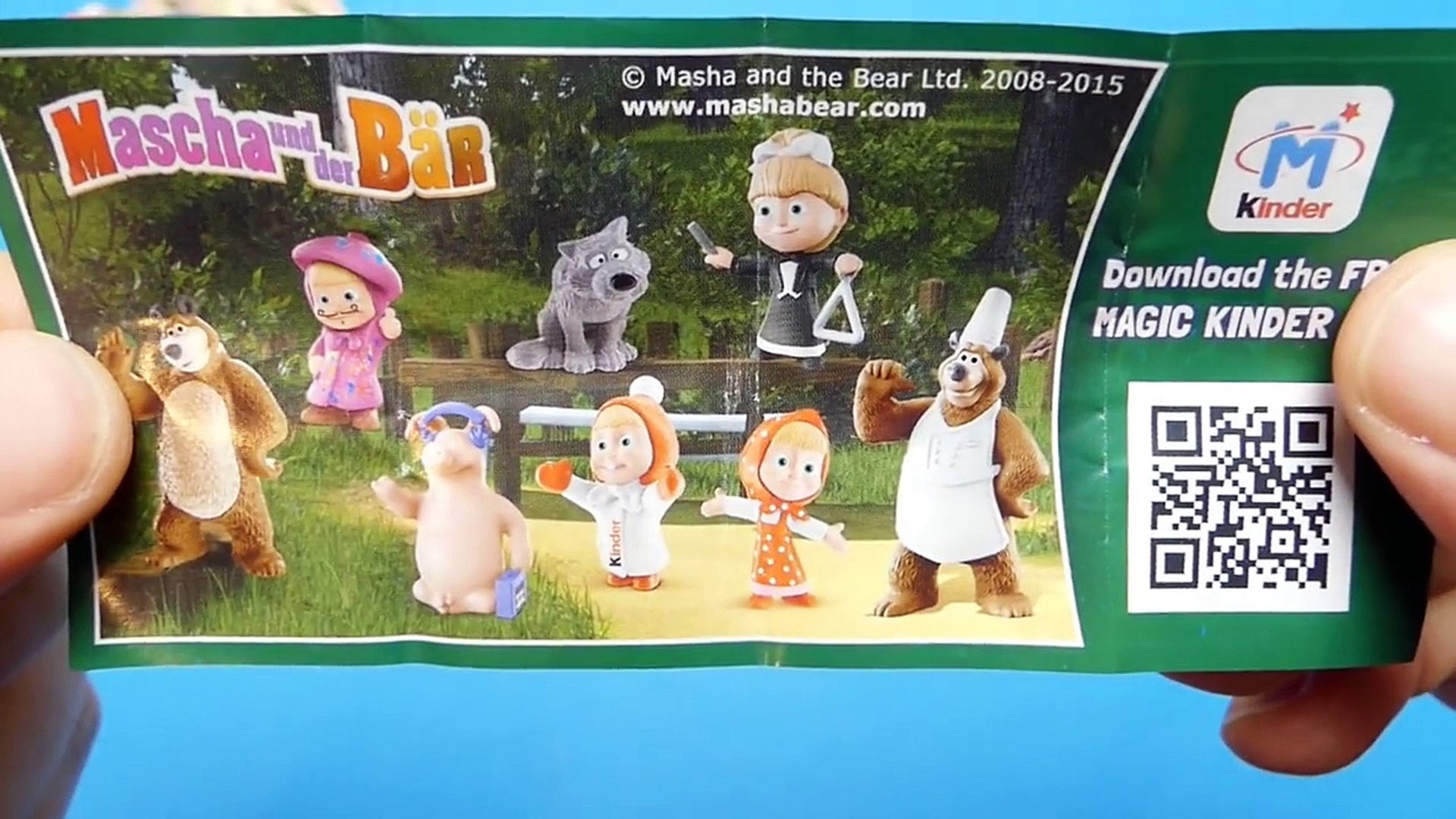 masha and the bear kinder egg