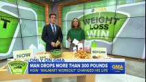Man Loses 330 Pounds By Walking to Walmart Daily