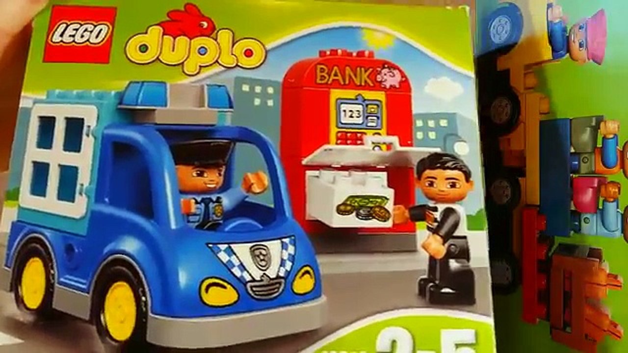 ☺ Лего Полиция обзор Распаковка лего ДУПЛО Конструктор Мир кубиков. Детский канал. LEGO DUPLO Police