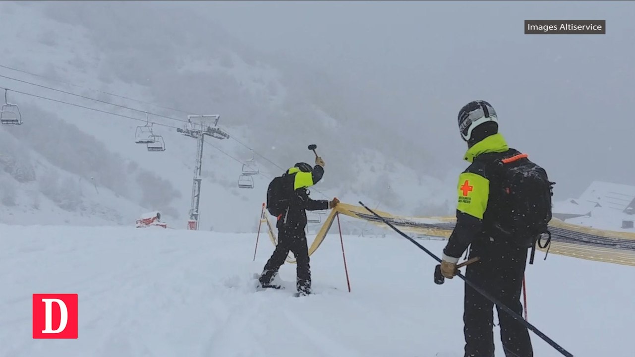 A Guzet, la neige est arrivée !