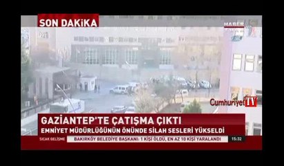 Gaziantep'teki silahlı saldırıdan ilk görüntüler