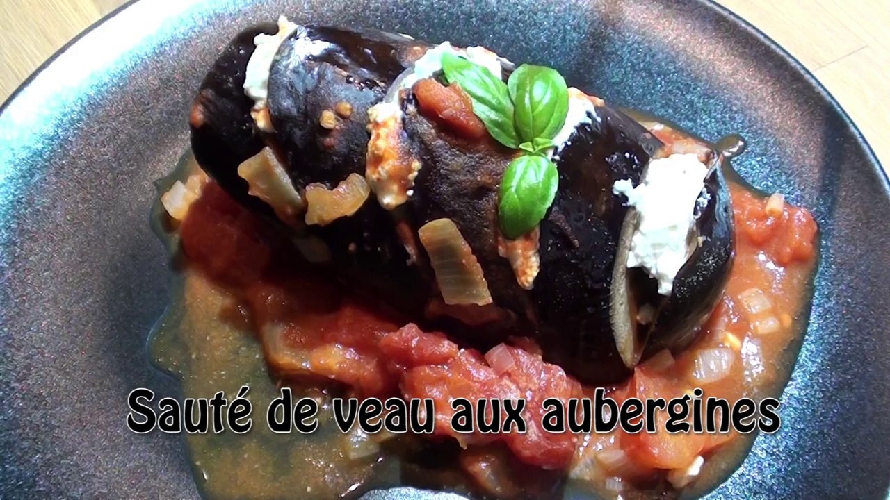 Saute de veau a l'aubergine - Healthy Meal Recette