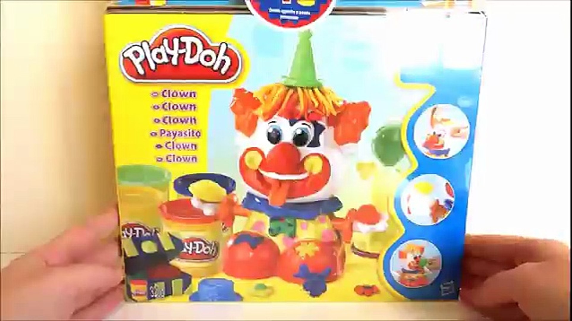 play doh clown