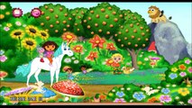 Dora Enchanted Forest Adventures - Dora the Explorer Friend Unicornio Learns King Nickelodeon