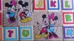 Alphabet Letters and Numbers Wooden Blocks Mickey and Minnie Mouse Learning and Grow Blocks