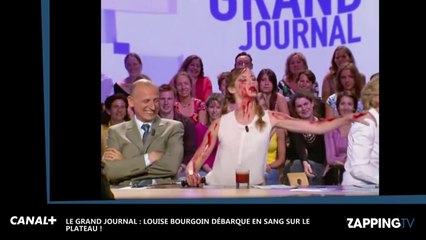 Le Grand Journal : quand Louise Bourgoin débarquait en sang sur le plateau ! (vidéo)