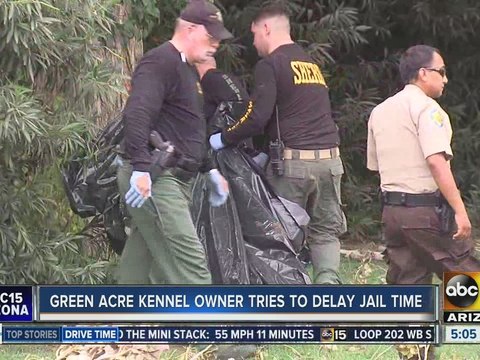 Green Acre kennel owner tries to delay jail time after 2014 dog deaths