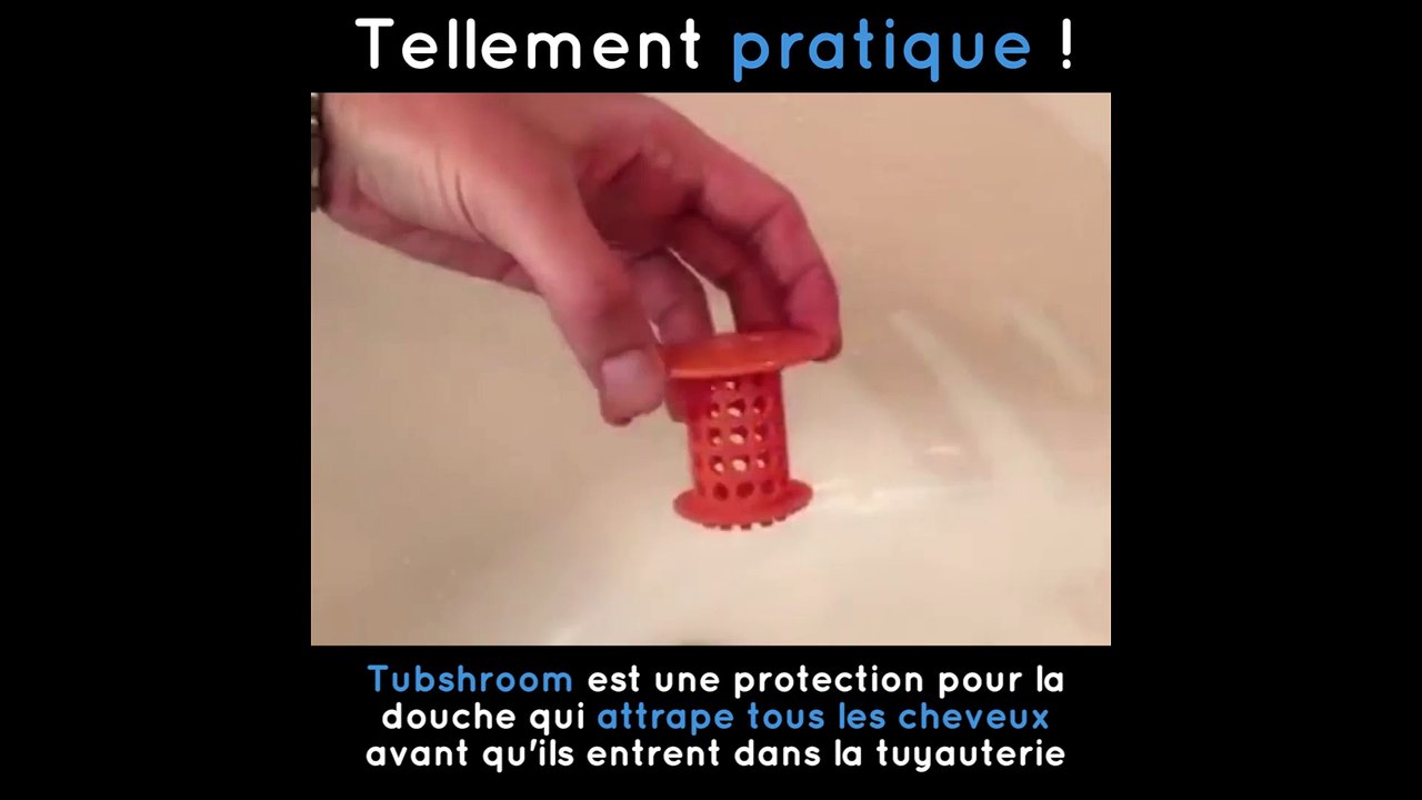 Tubshroom, un objet pour ne pas encombrer la tuyauterie de douche !