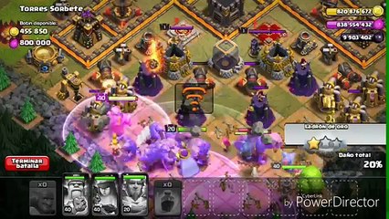 Dándolo todo en clash of clans