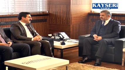 ÖRNEK VE REHBER BELEDİYE. SİVAS BELEDİYE BAŞKANLARI BAŞKAN ÇELİK'İ ZİYARET ETTİ.