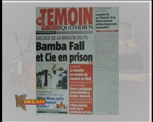 Revue de Presse Kenkelibaa RTS1 du Mardi 10 Janvier 2017