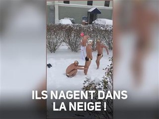 Nager dans la poudreuse, le nouveau sport à la mode ?