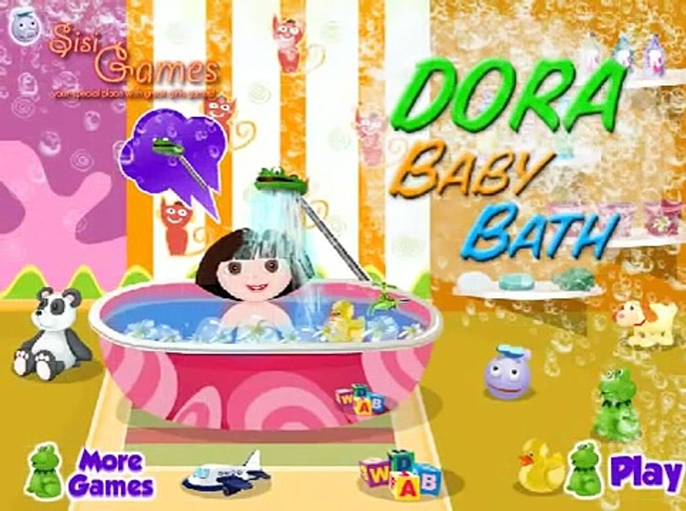 Dora The Explorer Baby Bathing Games For Kids Game Episode Hd Part1 Video Dailymotion