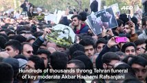 Thousands throng Tehran funeral of key moderate Rafsanjani