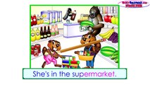 “Supermarket Test” (Level 2 English Lesson 32) CLIP - Teach English as a Foreign Language, ESL-HOmuf2U7MCo