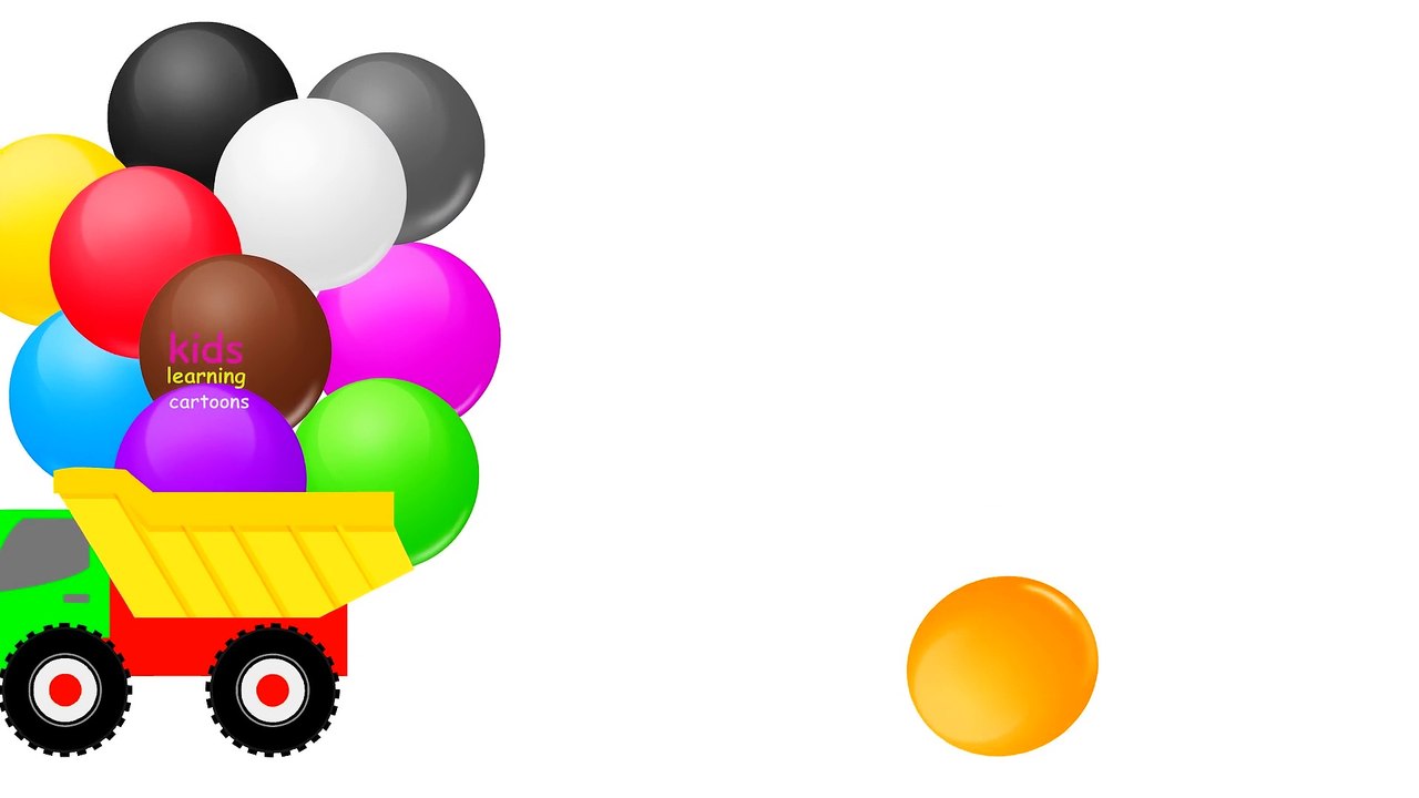Best Learning Video For Kids - Truck Learn Colors with Colors Balls for Children and Toddlers
