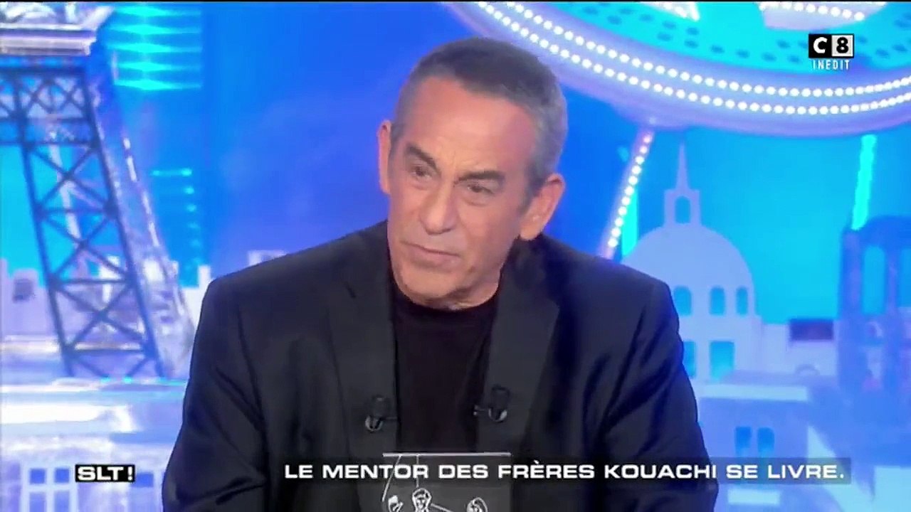 Farid Benyettou, l'ancien mentor des frères Kouachi, arbore un badge "Je suis Charlie" dans "Salut les Terriens!"