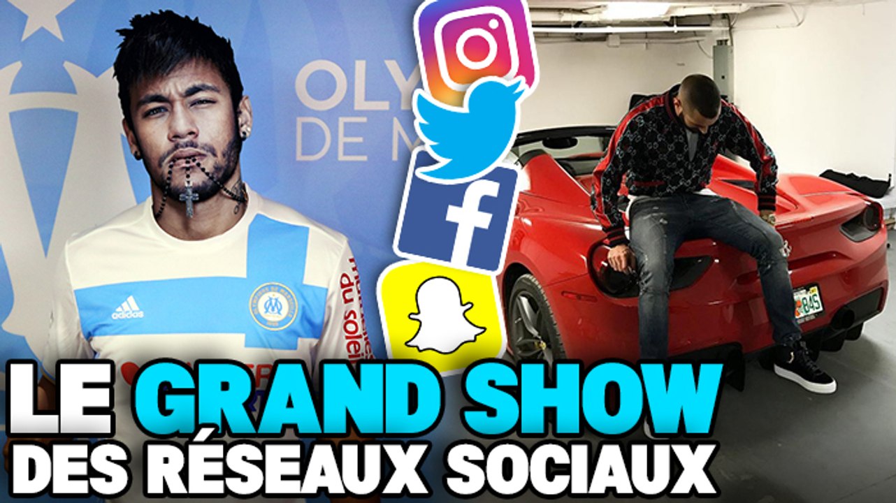 Neymar, Balotelli, Benzema, Ronaldo... le best of des réseaux sociaux !