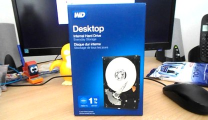 Disque dur Western Digital Blue 1To (unboxing et formatage en NTFS)