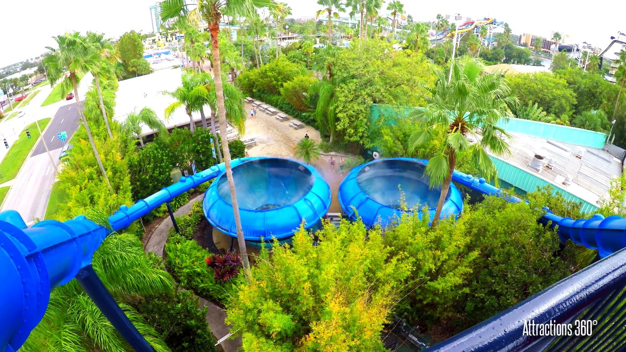 [4K] The Storm WaterSlide POV - Wet n Wild Orlando