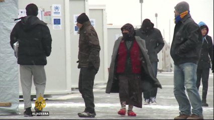 Greece: Refugees struggle as cold snap intensifies