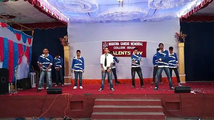 M3 Boys Funny Dance in College Day in MGM college Udupi