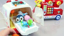 뽀로로 구급차 병원놀이 소방차 놀이 장난감 Мультики про машинки Pororo Ambulance Fire Engine Toys YouTube
