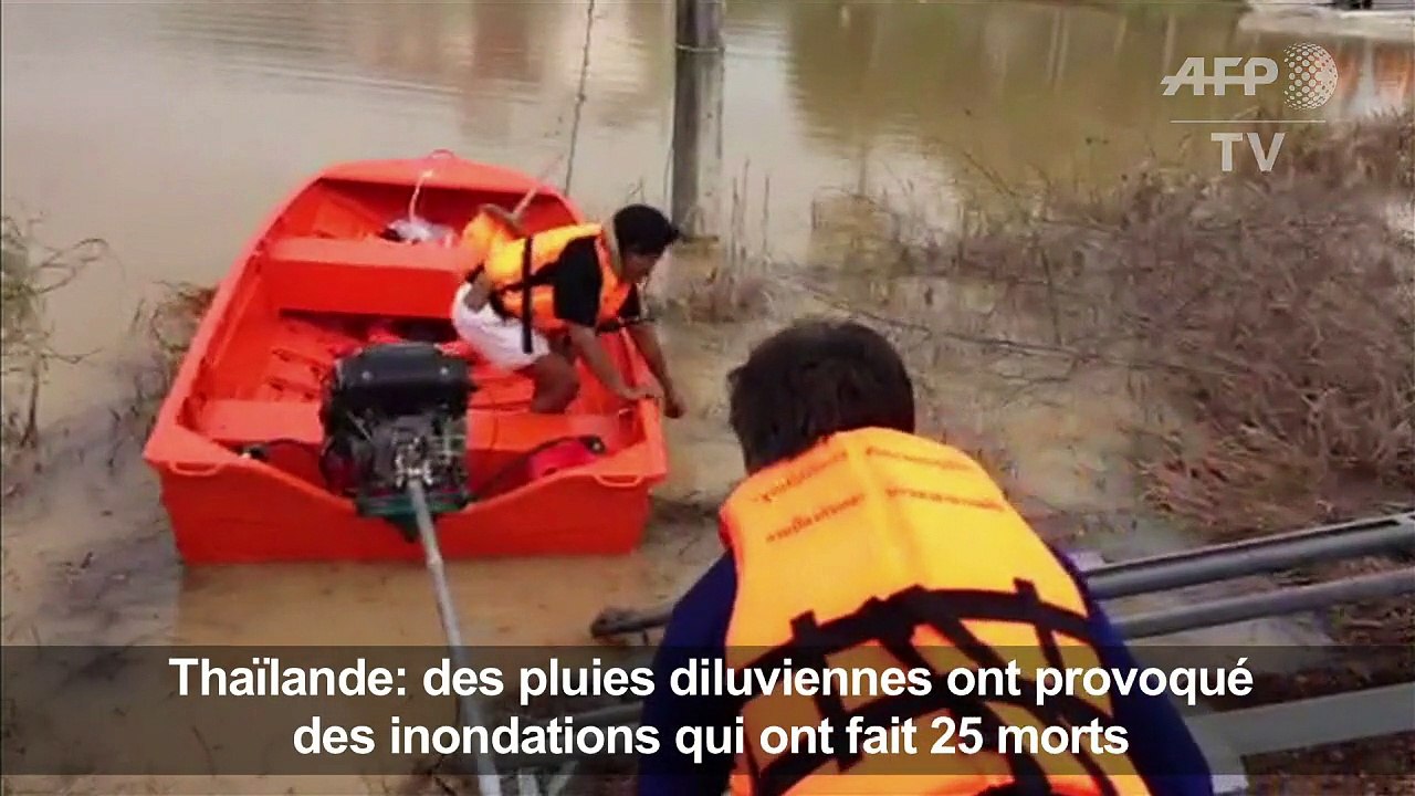Thaïlande: le sud inondé est inaccessible par v...
