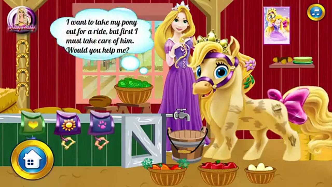 Rapunzel Pony Care - Children Games To Play - totalkidsonline