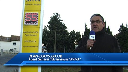 D!CI TV : Un radar préventif à l'entrée de Laragne.