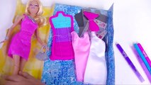 BARBIE Fashion Design Plates Design Your Own Barbie Doll D