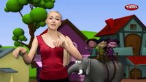 Elly the Elephant Rhyme With Actions | 3D Nursery Rhymes For Kids With Lyrics | Action Songs