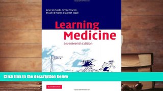 FREE [PDF]  Learning Medicine PDF [DOWNLOAD]