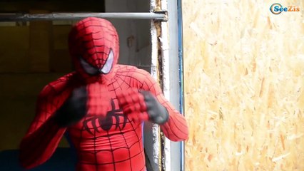 SuperHeroes in Real Life! Joker vs Batman w/ Spiderman & Frozen Elsa & Pink Girl