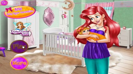 Ariel Baby Room Decoration - Little Mermaid Games For Girls
