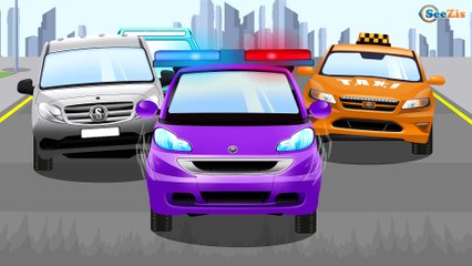 Полицейская Машина и Скорая Помощь Мультфильмы про Весёлые МАШИНКИ Развивающие видео для детей