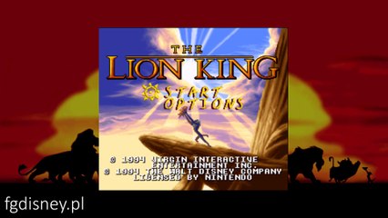 The Lion King Gameplay (SNES)