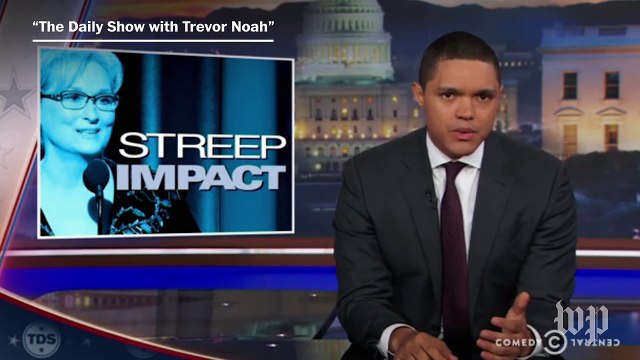 Late-night laughs: Meryl Streep vs. Donald Trump