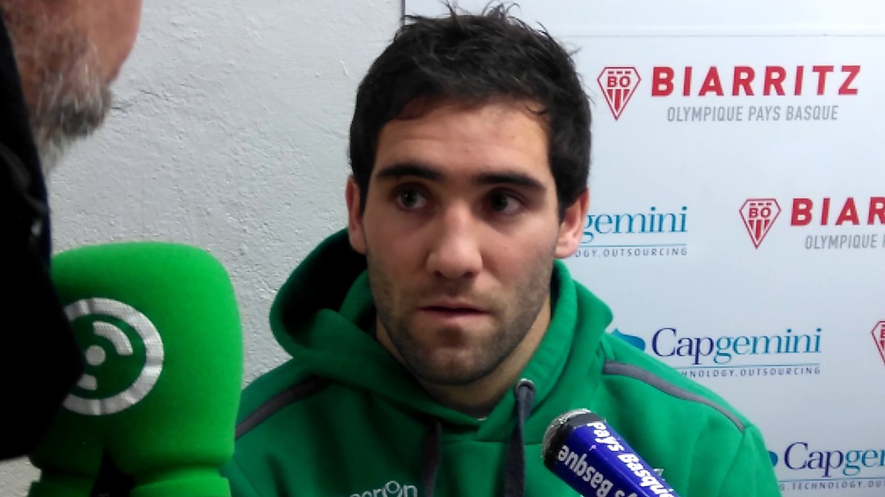 Maxime Lucu avant Vannes - Biarritz