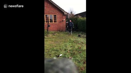 Hard hat challenge attempt leads to very sore head