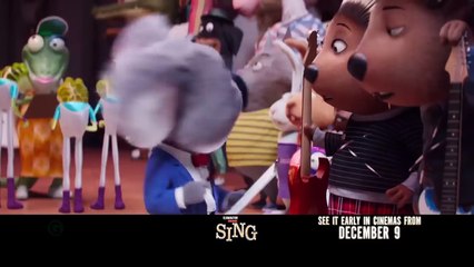 SING Moive Trailer Mini Spot #3 'Set It All Free' Hedgehog Ash - Full Song in Description-jEVFA7fuEP0