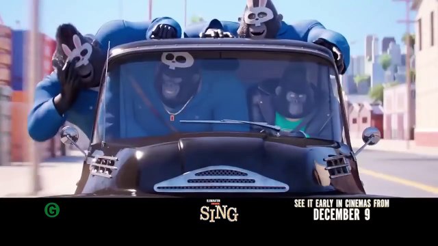 SING Moive Trailer Mini Spot #4 'Stay With Me' Gorillas JOHNNY - Full Song in Description-sMcfNzZbFwY