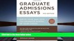 Kindle eBooks  Graduate Admissions Essays, Fourth Edition: Write Your Way into the Graduate School