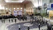 ‫مارش نظامي در محل دفن مرحوم آيت الله رفسنجاني‬