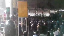 ‫هم اكنون تجمع مردم در مراسم تدفين آيت الله هاشمي رفسنجاني‬