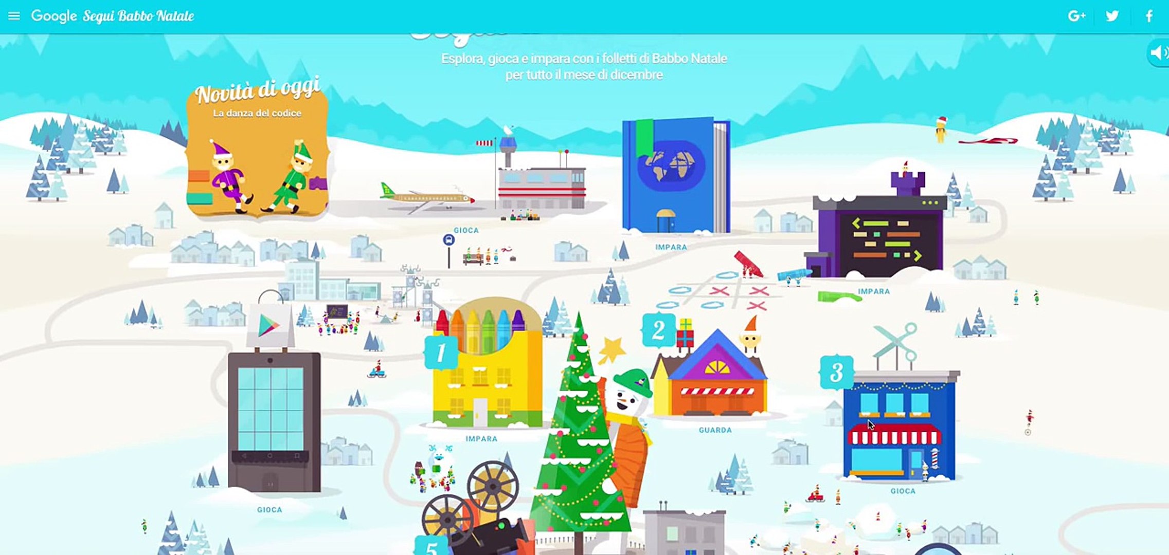 Babbo Natale Google.Google Santa Tracker New Day 3 Santa Selfie Selfie Con Babbo Natale Hd Online Game Video Dailymotion