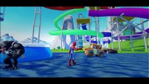 Disney Pixar Cars Mater & Spiderman Vs VENOM   Nursery Rhymes & Fun (Songs for Kids with Action)