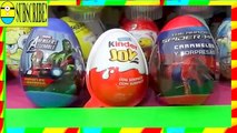 3 oeufs surprise kinder joy, avengers, spiderman. oeuf surprise en francais киндер сюрприз بيض كندر