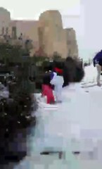 Neve a Castel del Monte, giretto nel pomeriggio del 10 gennaio 2017