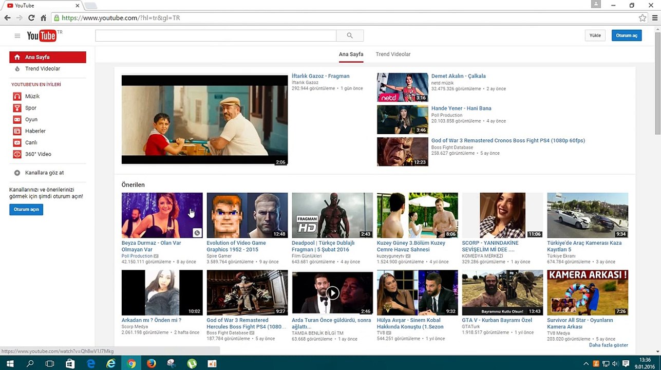 YouTube dan Programsz Video İndirme